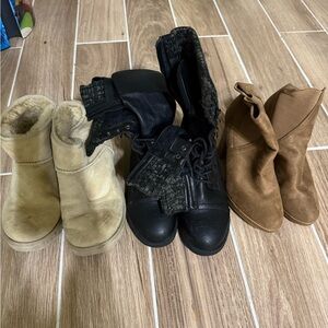 Stylish Boot Collection - Beige, Black, Brown